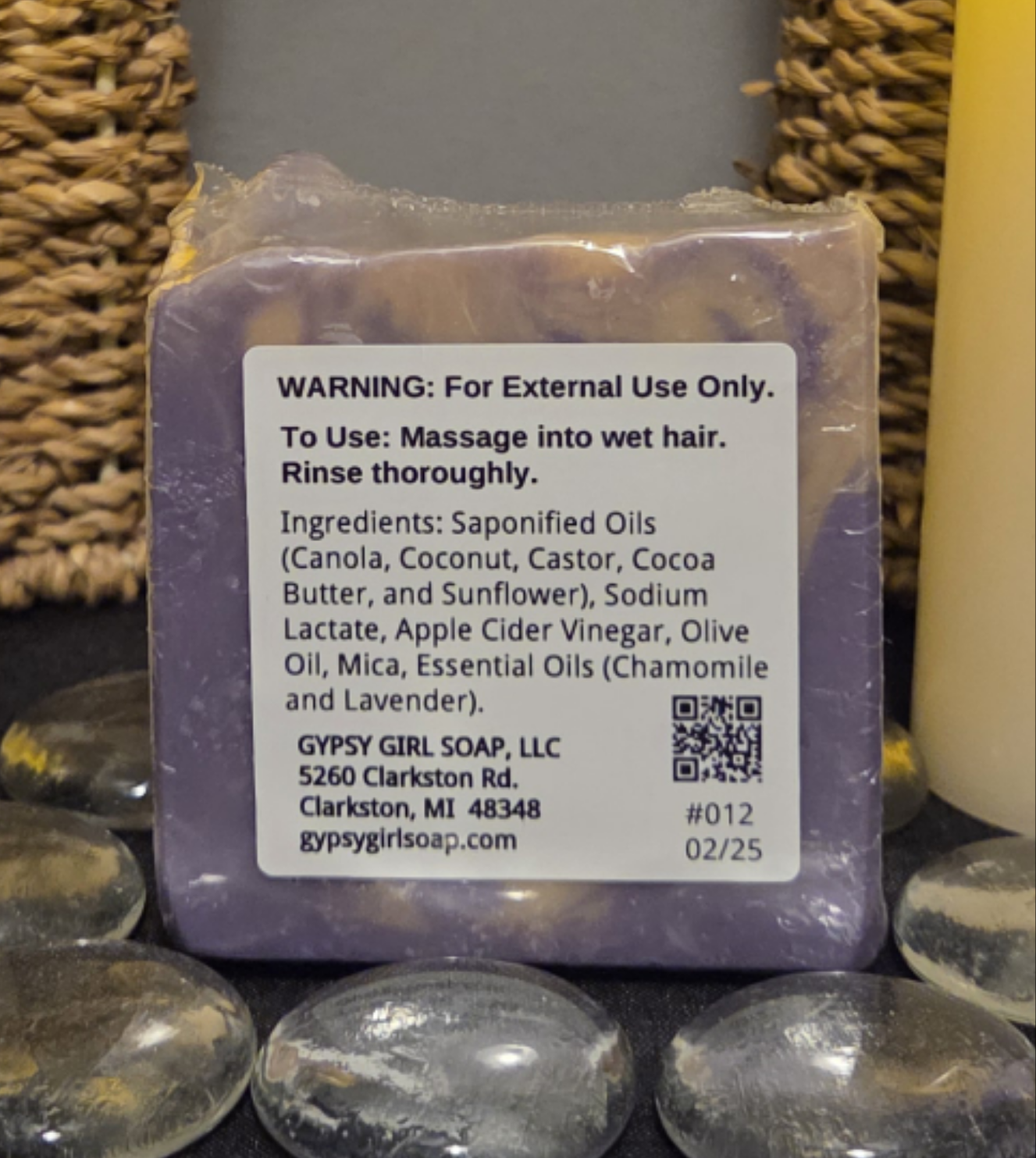 Chamomile & Lavender ACV Shampoo Bar
