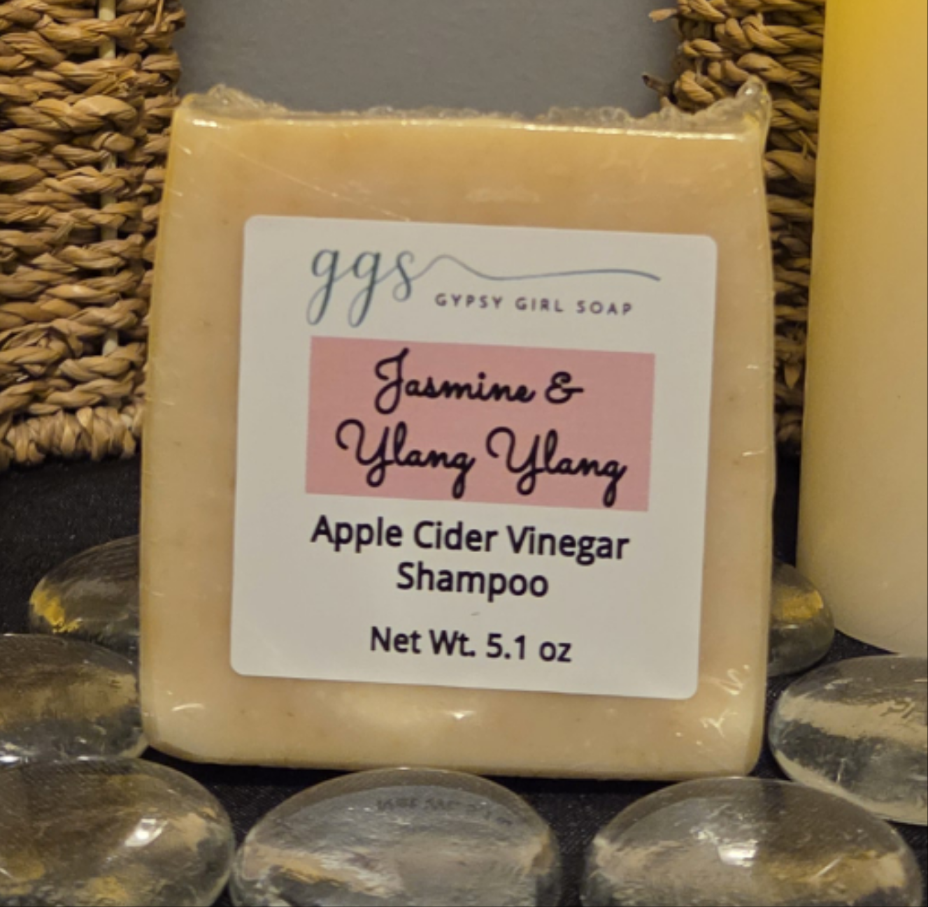 Jasmine & Ylang Ylang ACV Shampoo Bar