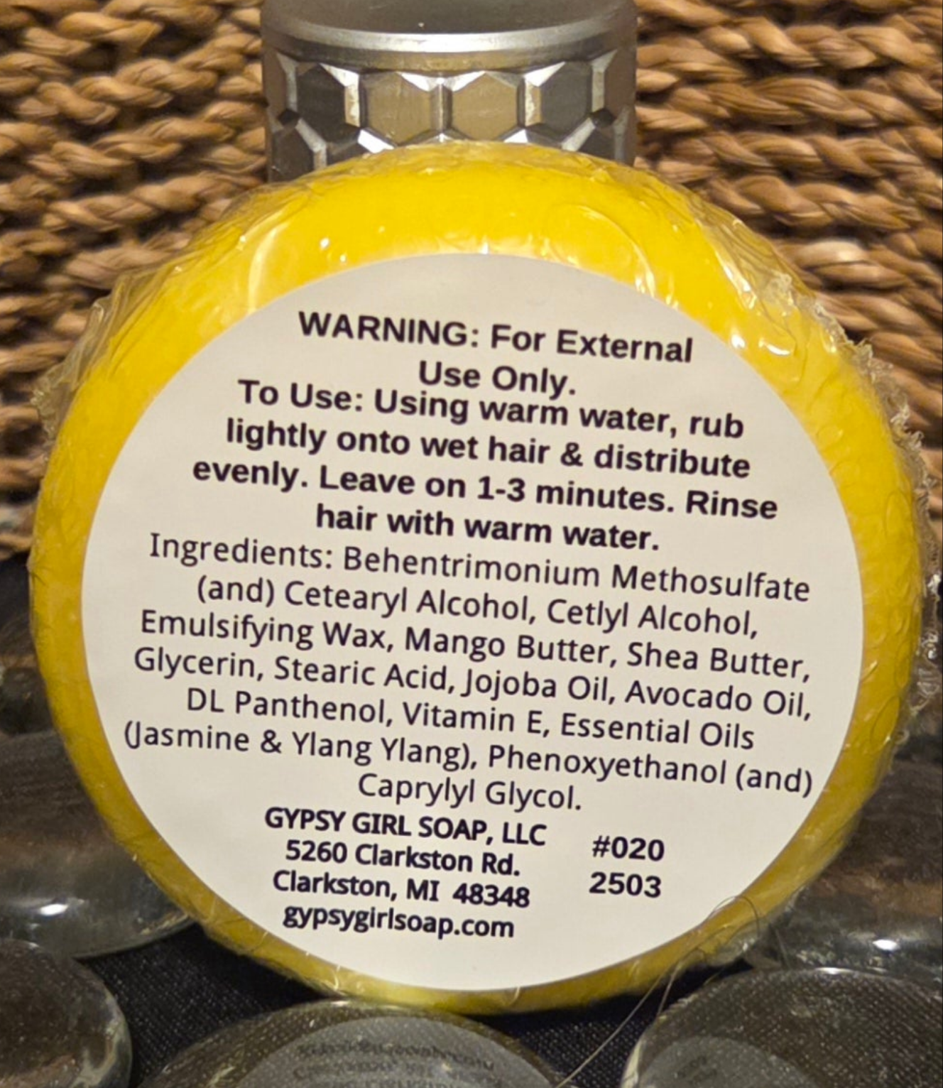 Jasmine & Ylang Ylang Conditioner Bar